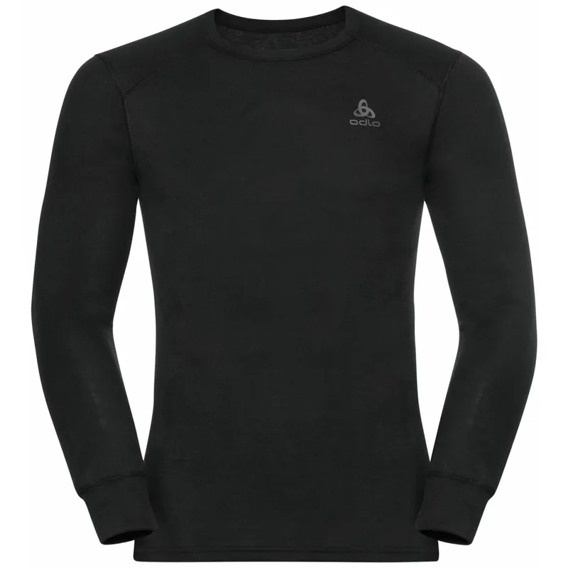 Odlo Active Warm Eco Base Layer Top Mens in Black-1