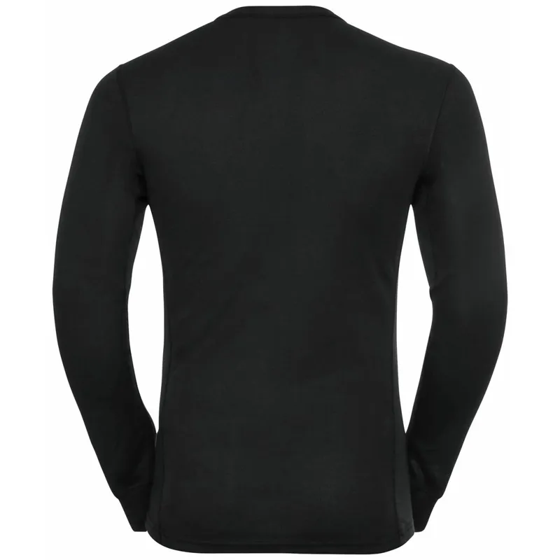 Odlo Active Warm Eco Base Layer Top Mens in Black-3