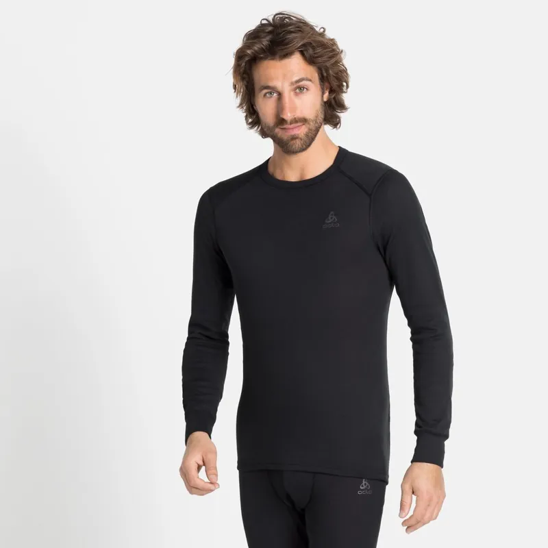 Odlo Active Warm Eco Base Layer Top Mens in Black