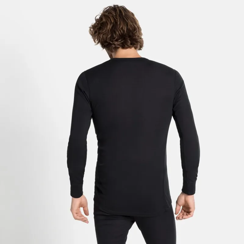 Odlo Active Warm Eco Base Layer Top Mens in Black-2