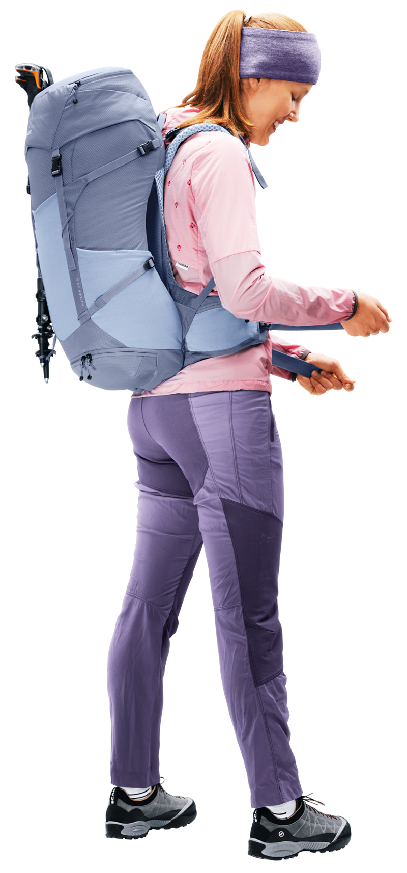 Deuter Futura Pro 30 SL Backpack in Polar/Bluejay-6