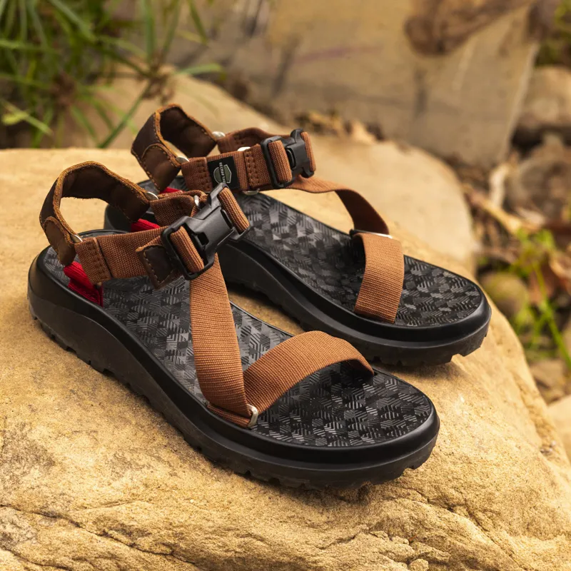Danner Wallowa Nylon Sandal Womens in Grizzly Brown-5