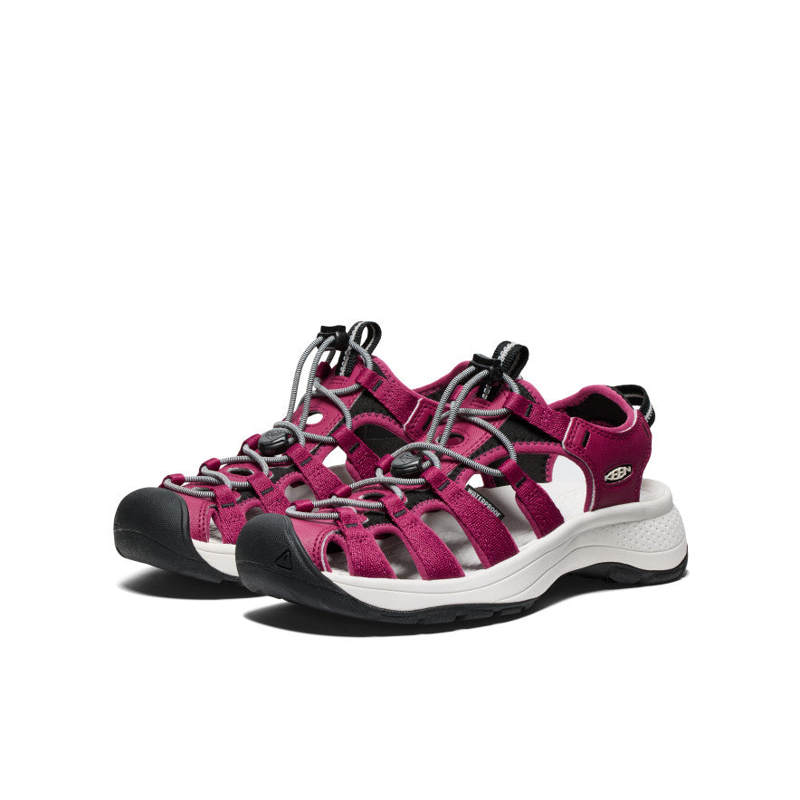 Keen Astoria West Sandal Womens in Beaujolais/Star White-1
