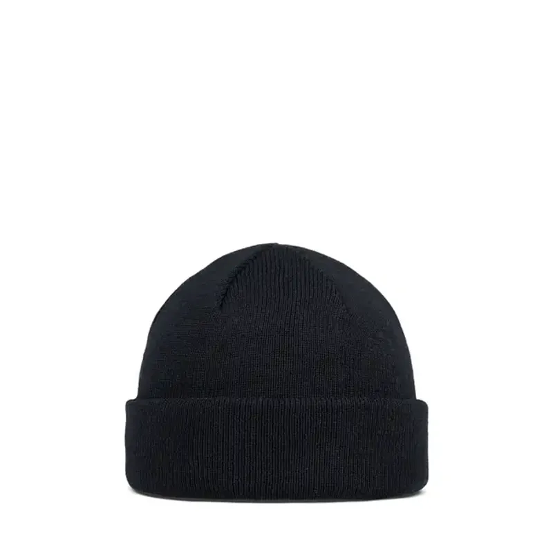 Buff Lilon Fisherman Knitted Beanie in Black