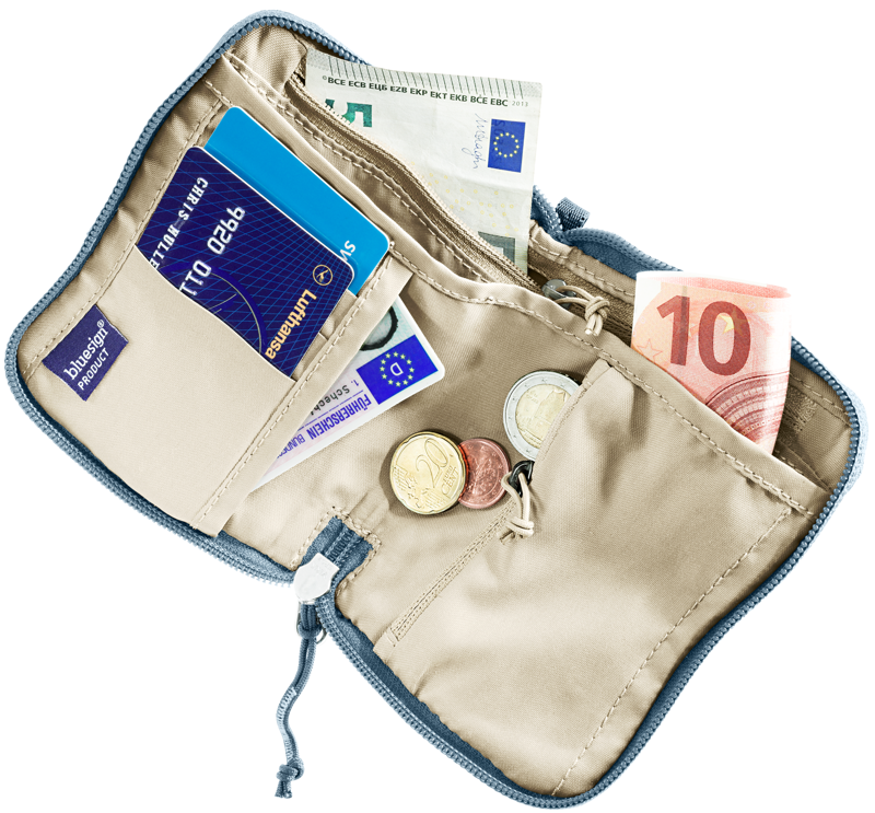 Deuter Zip Wallet in Atlantic/Desert-1