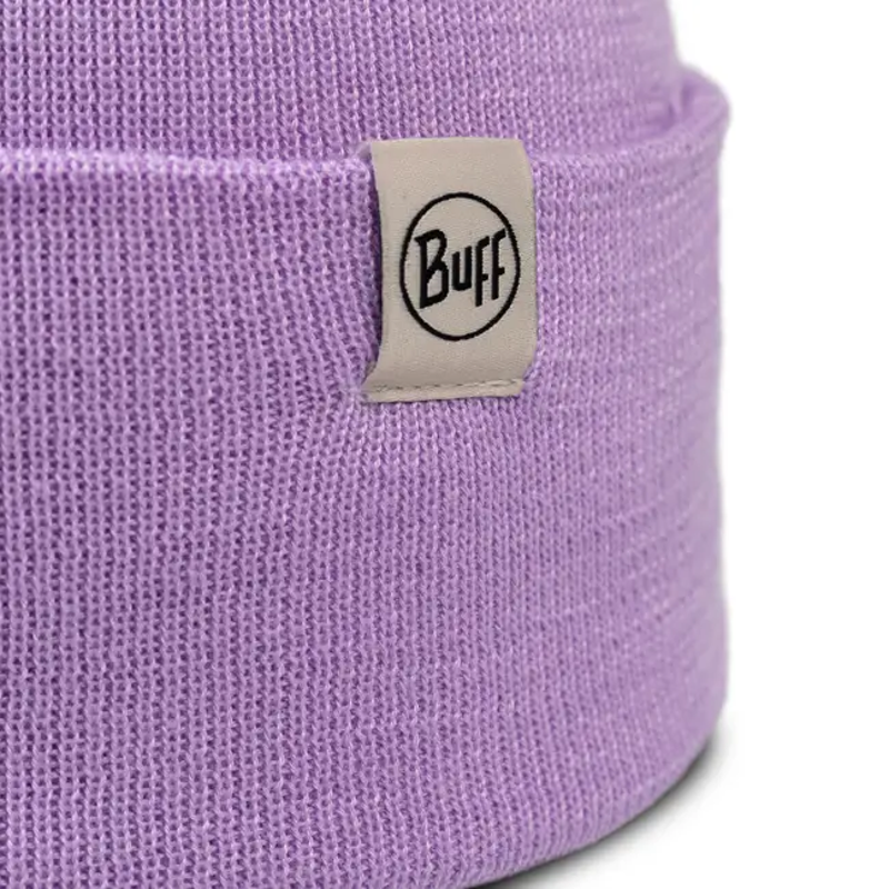 Buff Lilon Knitted Beanie in Grape Ice-1
