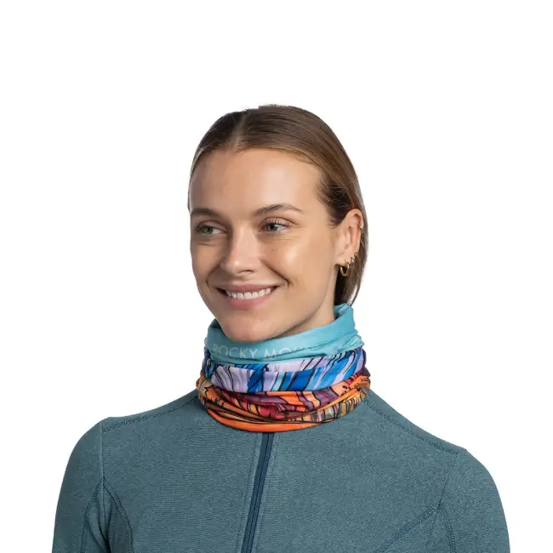 Buff Coolnet UV Neck Tube in National Parks Rocky Mountain-2