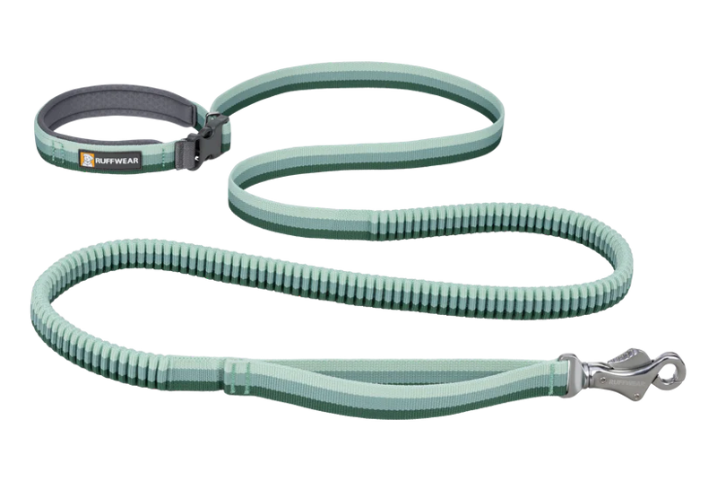 Ruffwear Roamer Bungee Dog Leash in River Rock Green