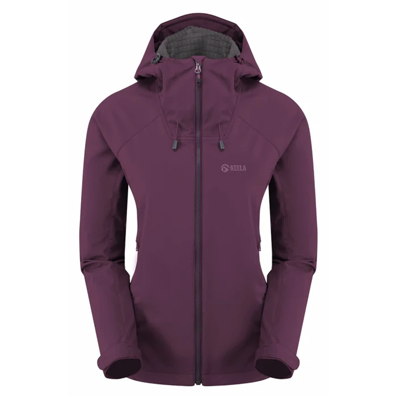 Keela Womens Hydron Softshell in Black Cherry