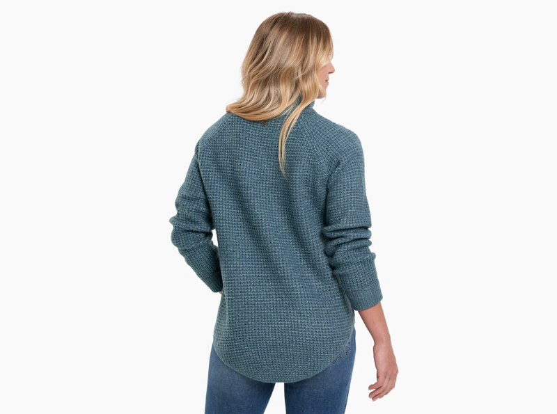 Kuhl Sienna Sweater Womens in Mineral Blue-3