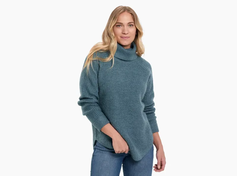Kuhl Sienna Sweater Womens in Mineral Blue