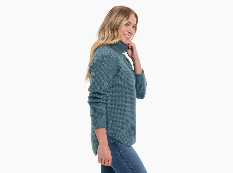 Kuhl Sienna Sweater Womens in Mineral Blue-1