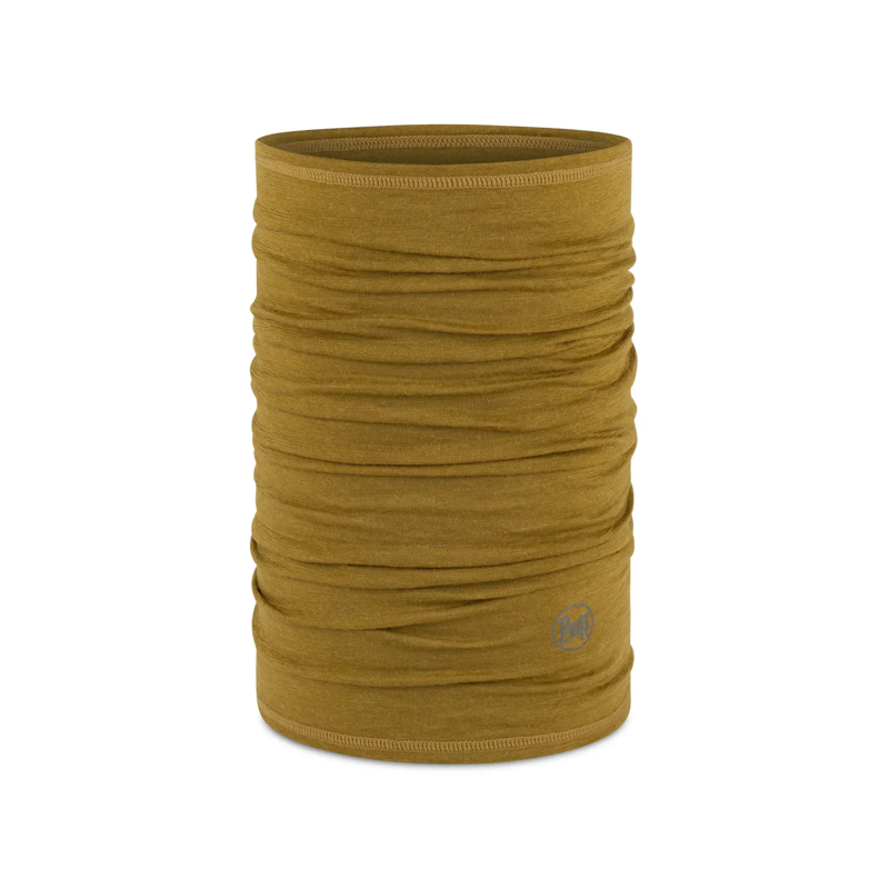 Buff Lightweight Merino Neck Tube in Solid Olive 