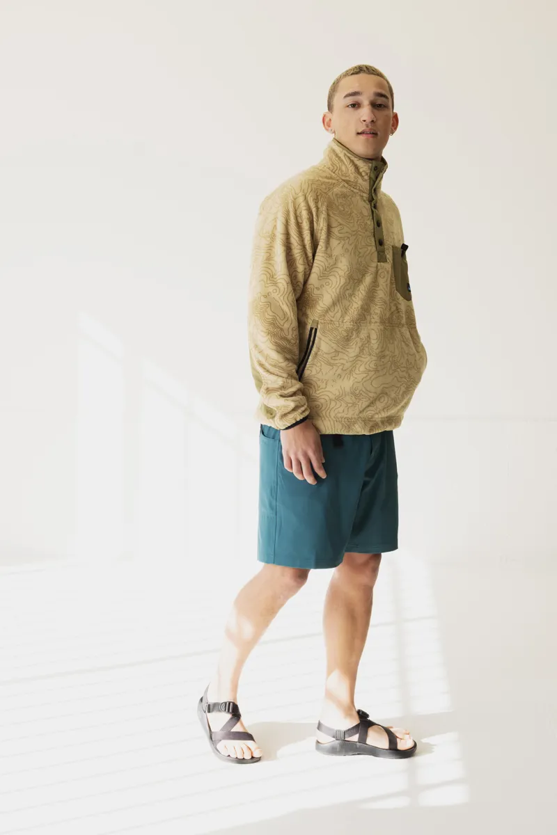 Kavu Teannaway Fleece Mens in Terrain Topo-5