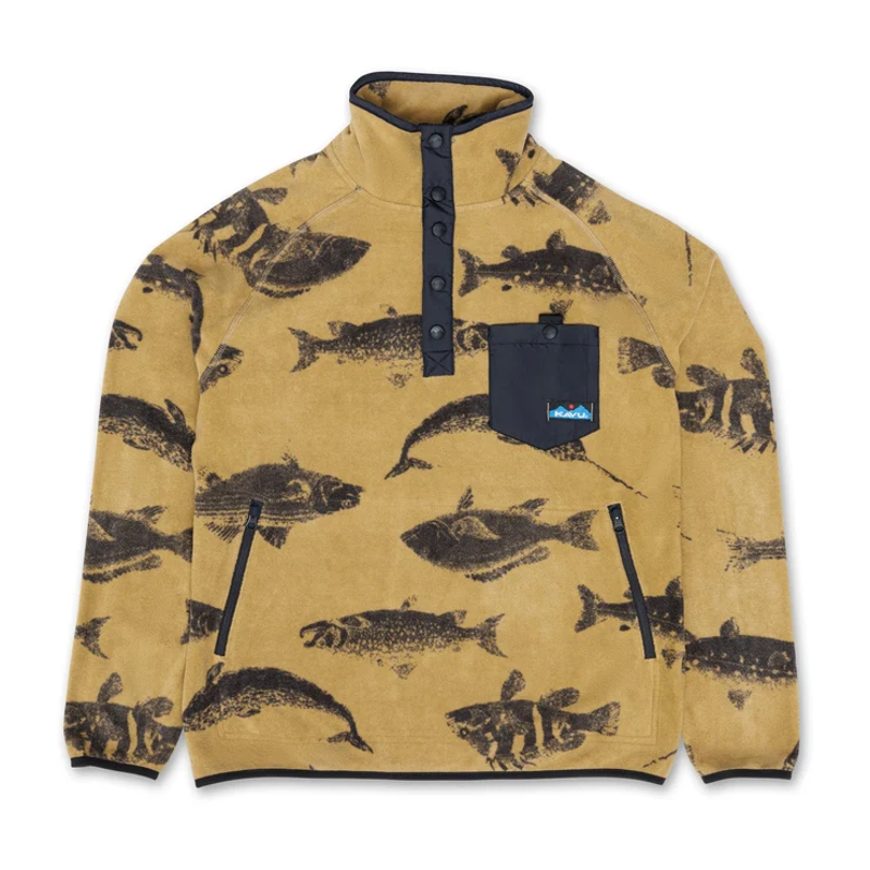 Kavu Teannaway Fleece Mens in This Fish