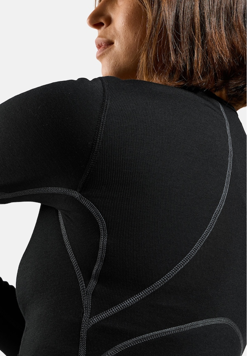 Odlo Active X-warm Themal Top Womens in Black-2