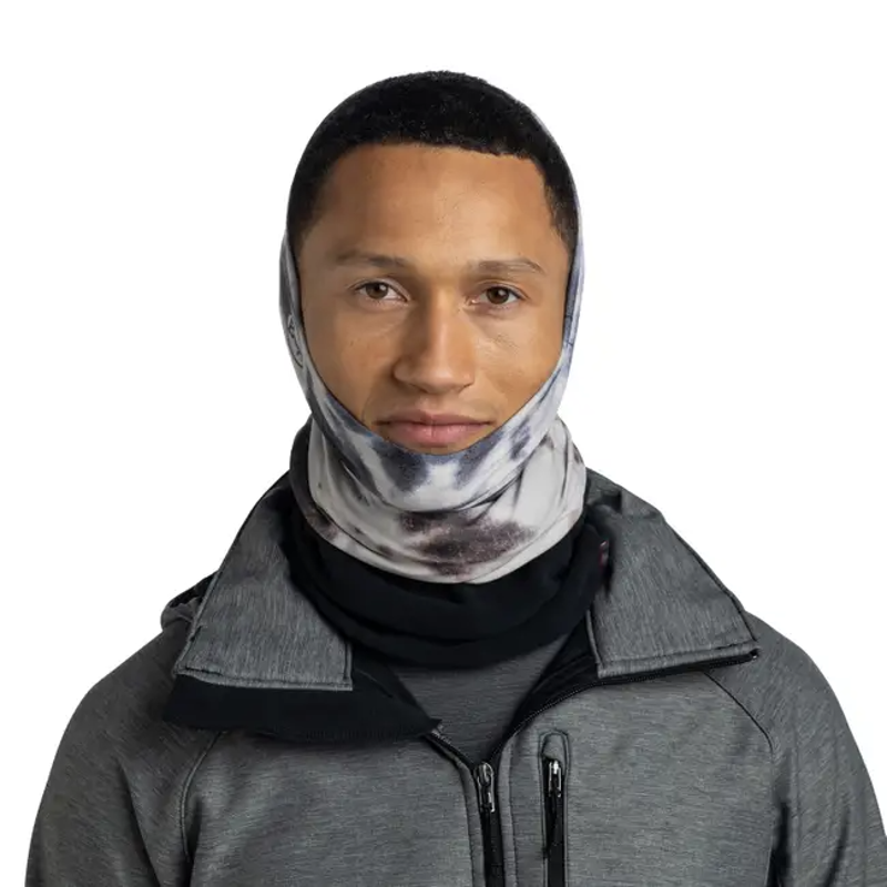 Buff Polar Neck Tube in Tily Grey-3