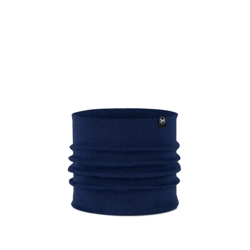 Buff Lilion Knitted Neck Warmer in Midnight