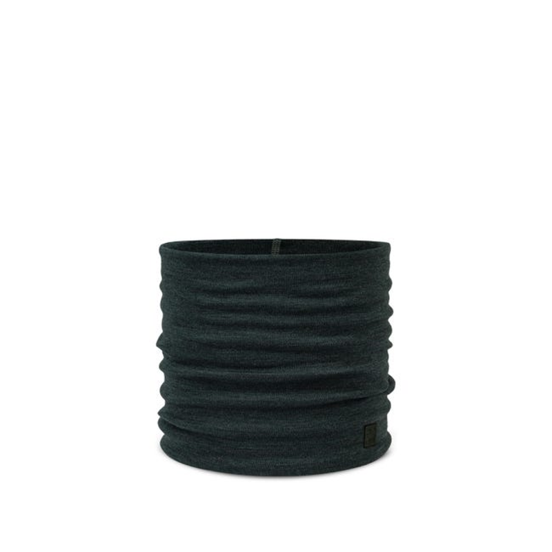 Buff Heavyweight Merino Neck Tube in Solid Forest