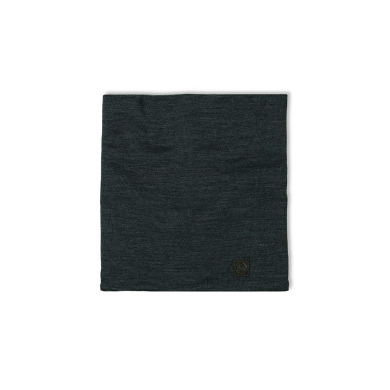 Buff Heavyweight Merino Neck Tube in Solid Forest-1