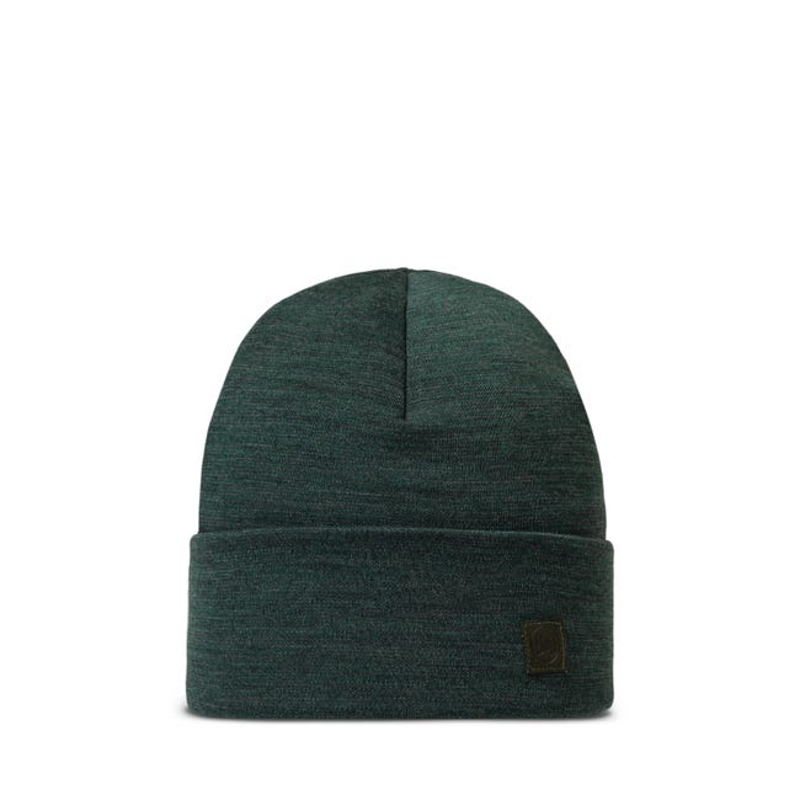 Buff Heavyweight Merino Beanie in Solid Forest