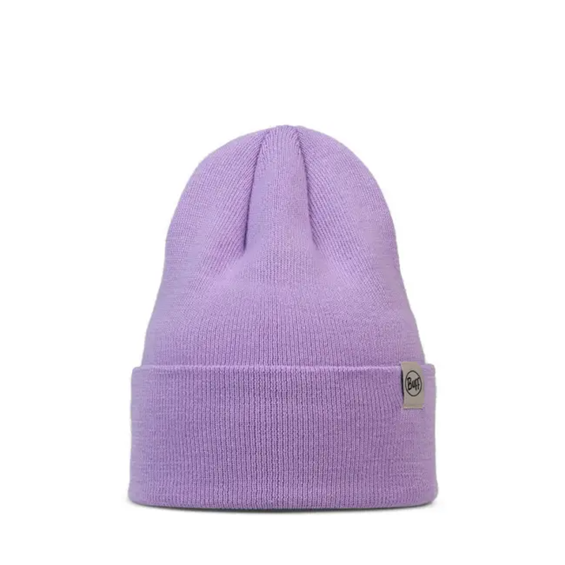 Buff Lilon Knitted Beanie in Grape Ice