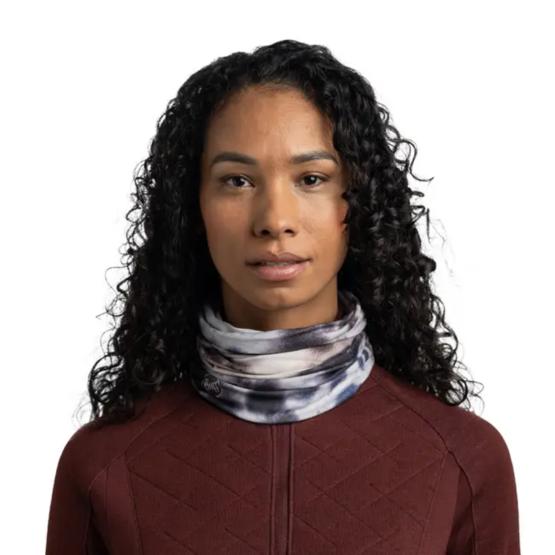 Buff Original Ecostretch Neck Tube in Tily Grey-2