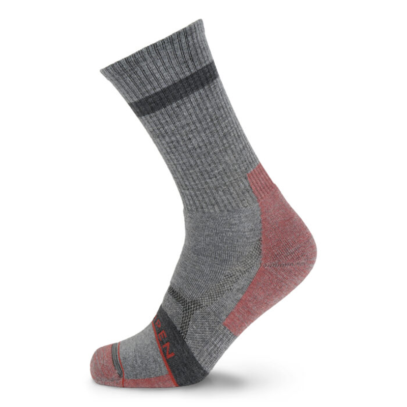 Lorpen T2 Merino Hike Midweight Crew Mens Socks in Light Granite