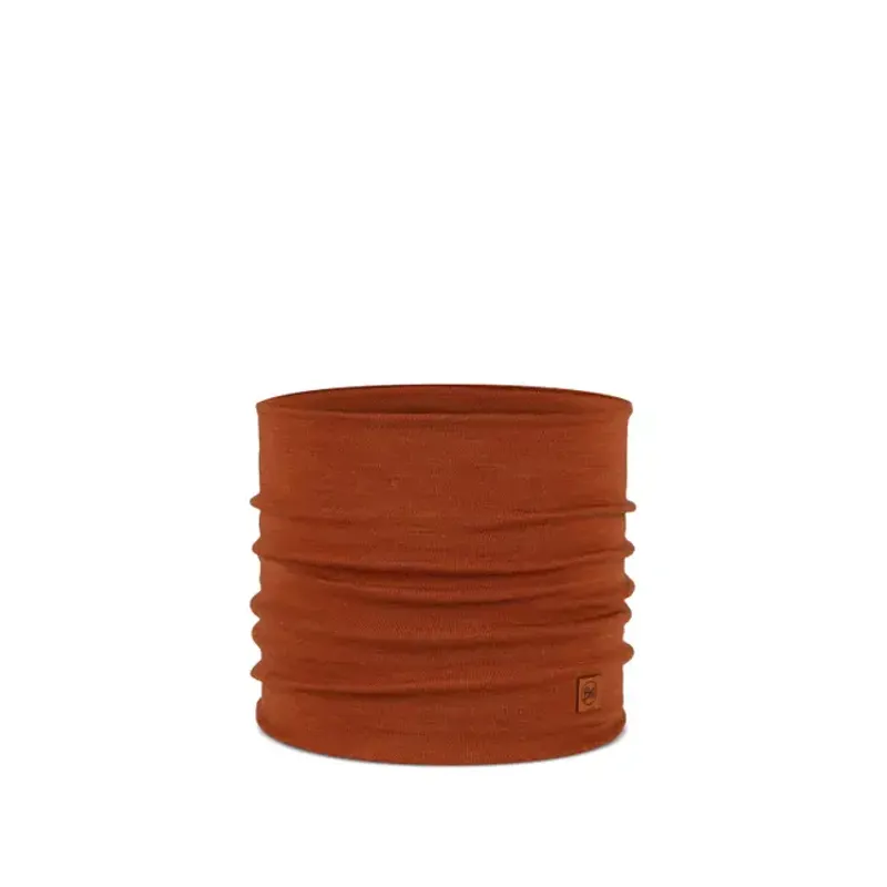Buff Merino Heavyweight Neck Tube in Cinnamon