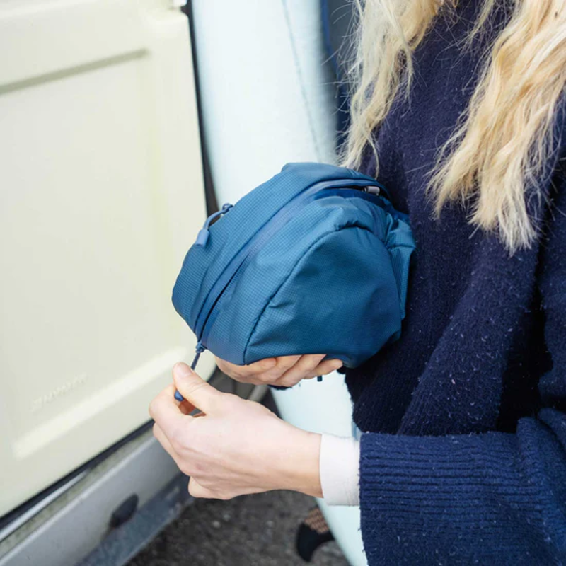 Lifeventure Folding Wash Bag in Grey-1