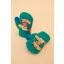 Powder Pals Kds Mittens Smiley Croc in Aqua