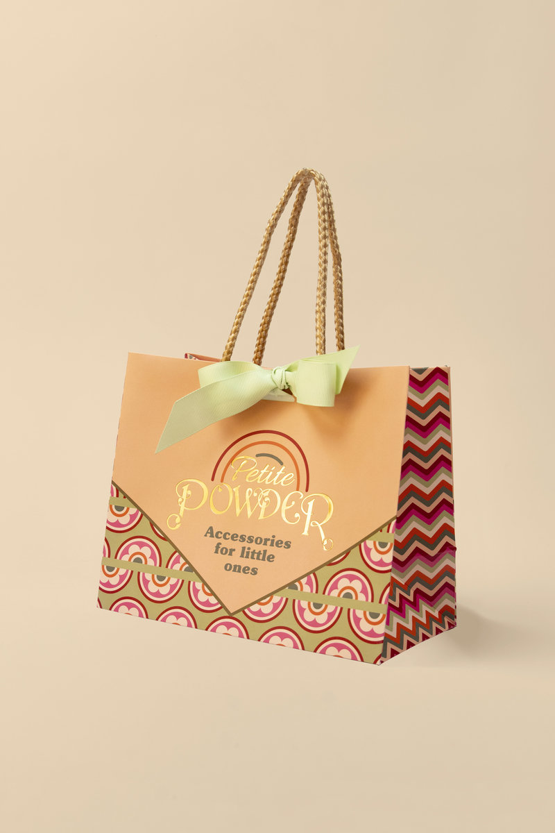 Powder Knitted Fox Mittens Kids in Slate-1