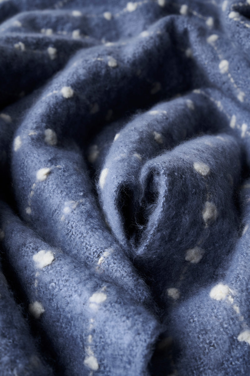 Powder Dakota Cosy Scarf in Denim-1