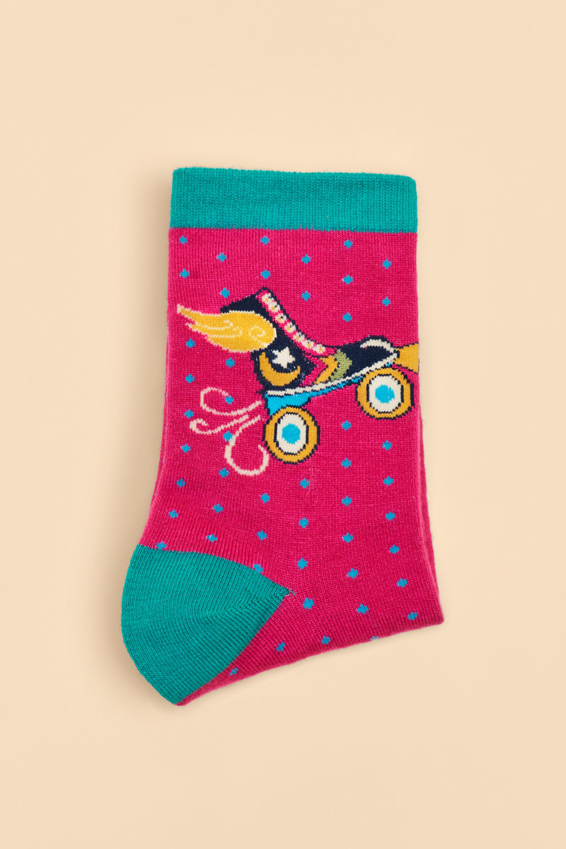 Powder On a Roll Ankle Socks Womens-1