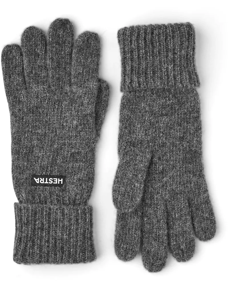 Hestra Pancho Liner 5 finger Glove in Grey