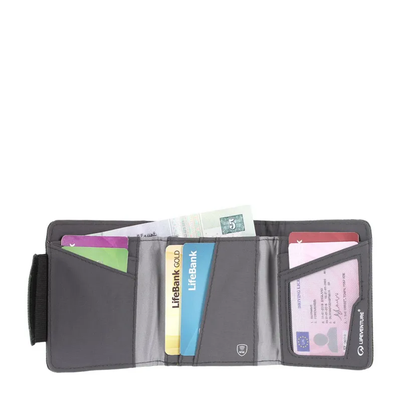 Lifeventure RFiD Wallet in Grey-1