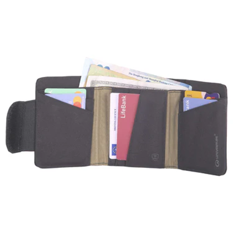 Lifeventure X-Pac RFID Wallet in Black-3