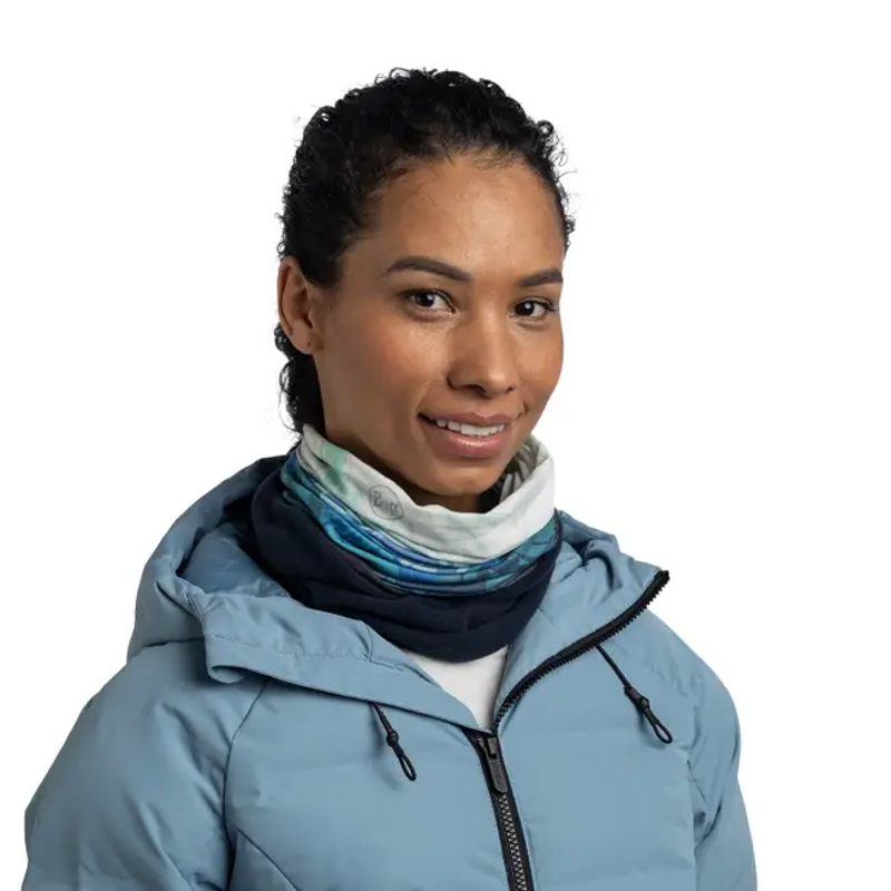 Buff Polar Neck Tube in Dryen Blue -2