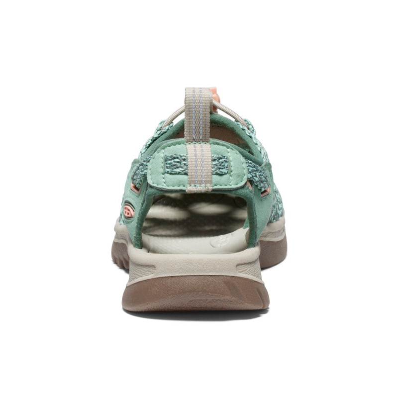 Keen Whisper Sandals Womens in Granite Green/Peach Parfait-4
