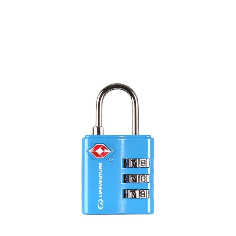 Lifeventure TSA Combi Lock in Blue