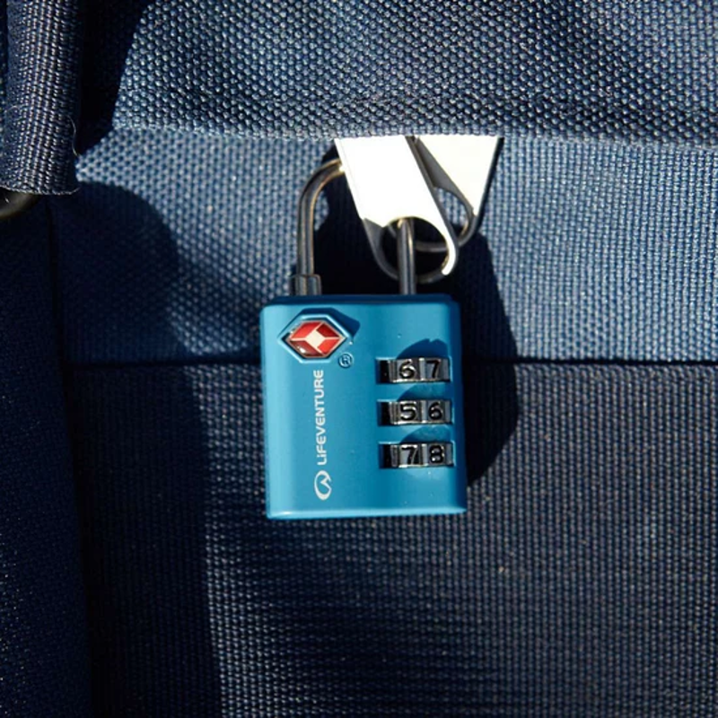Lifeventure TSA Combi Lock in Blue-1