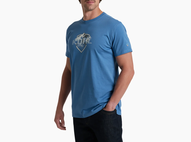Kuhl Born in the Mountains T-Shirt Mens in River Blue