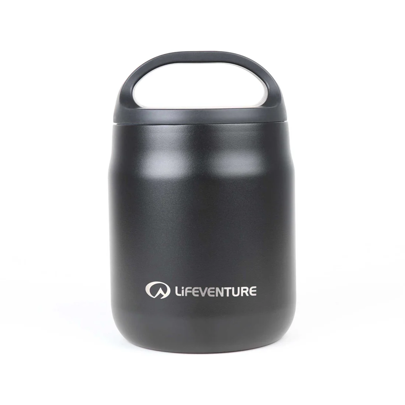 Lifeventure Food Flask 600ml in Black