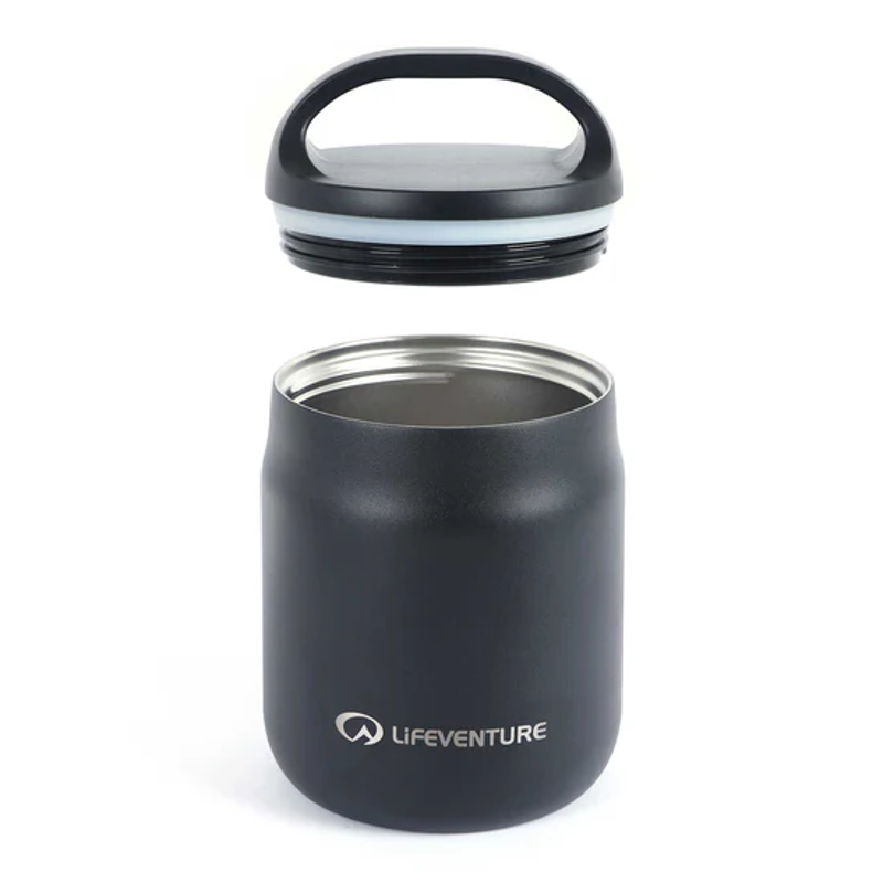 Lifeventure Food Flask 600ml in Black-2