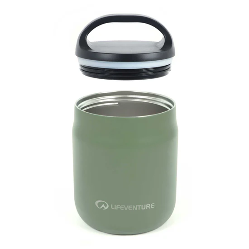 Lifeventure Food Flask 600ml in Khaki-2