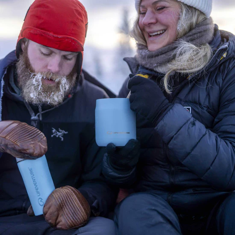 Lifeventure Food Flask 600ml in Ice Blue-1