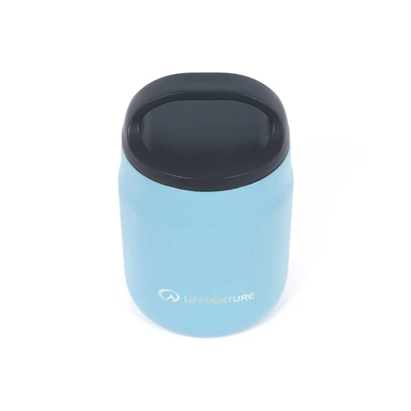 Lifeventure Food Flask 600ml in Ice Blue-4
