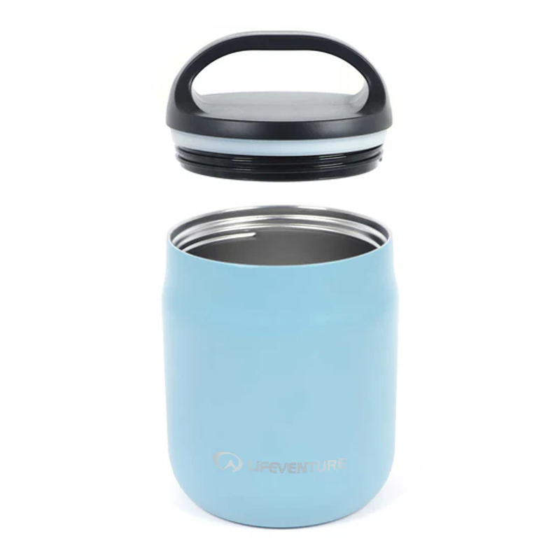 Lifeventure Food Flask 600ml in Ice Blue-2