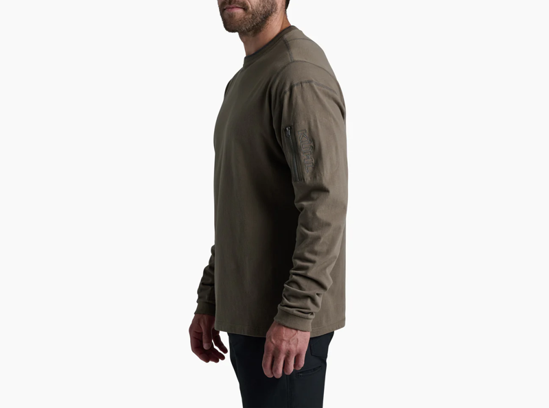 Kuhl Kommando Crew Long Sleeve Crew Mens in Kanteen-2