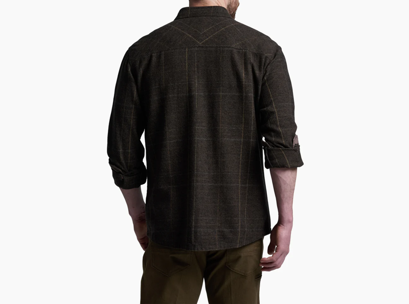 Kuhl Deviatr Shirt-Jac Mens in Dark Roast-2